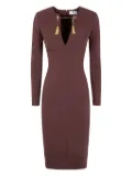 Elisabetta Franchi tassel detail dress - Red