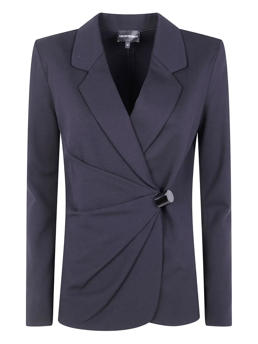 Emporio Armani button detail jacket | Black | Image 1