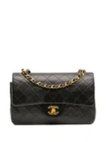 CHANEL Pre-Owned 1989-1991 Small Classic Lambskin Double Flap shoulder bag - Black