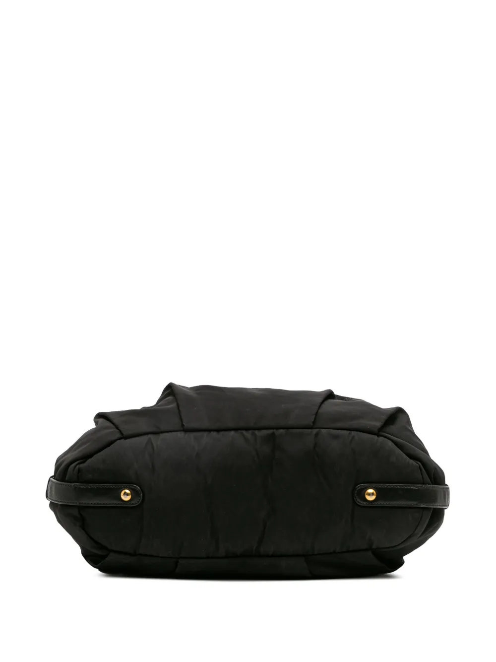 Pre-owned Prada 2010-2025 Tessuto Canapa Logo Satchel In Black