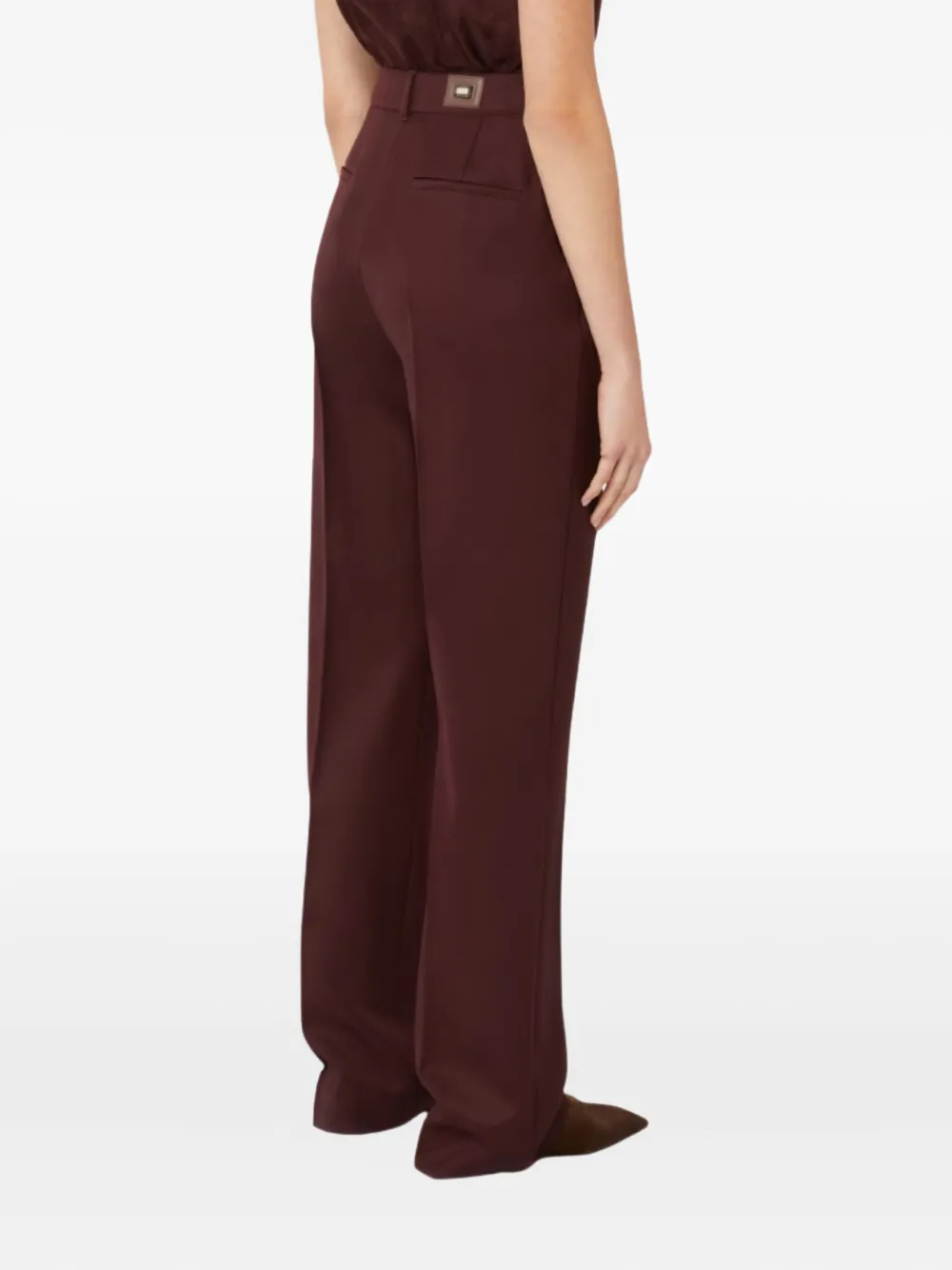 Max Mara Pleated Trousers In Brown