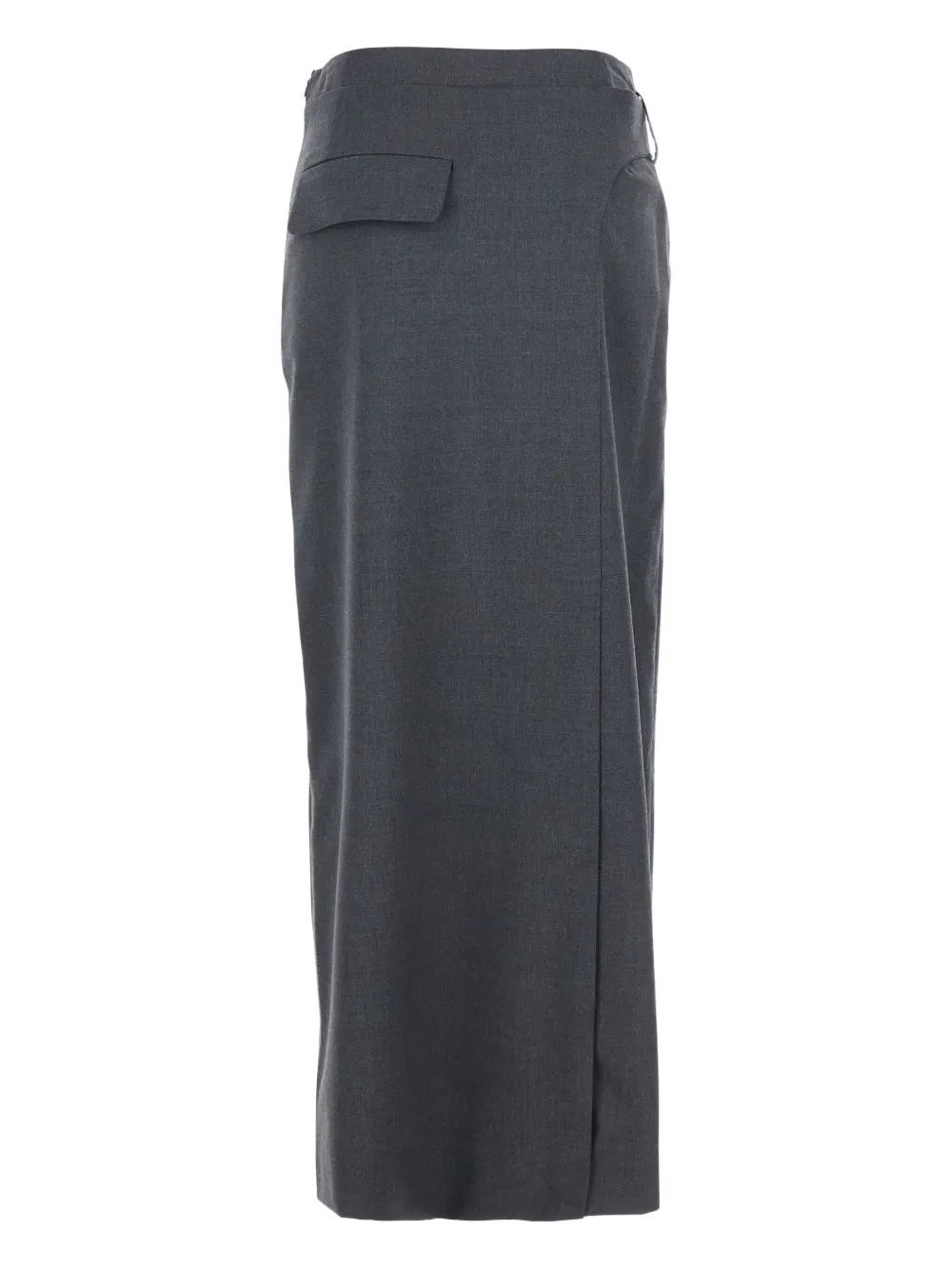 Low Classic belted wrap skirt - Grijs