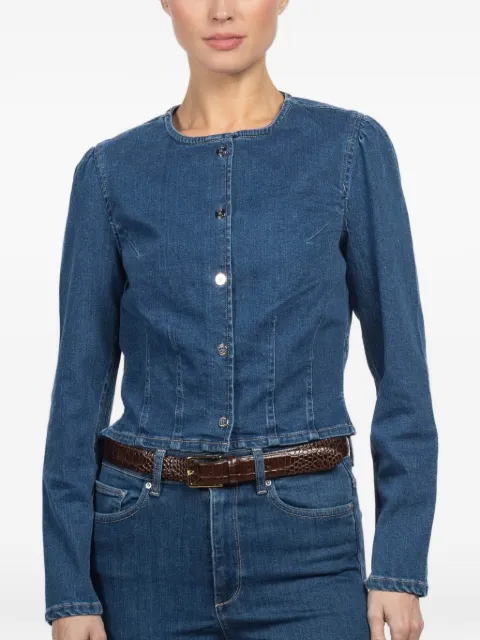 DL1961 puff-sleeve buttoned blouse