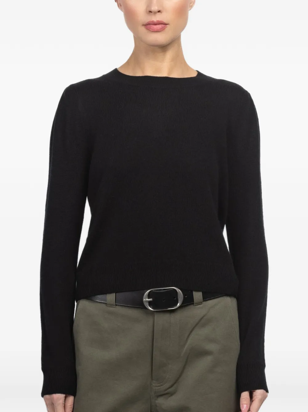Allude round-neck top - Nero