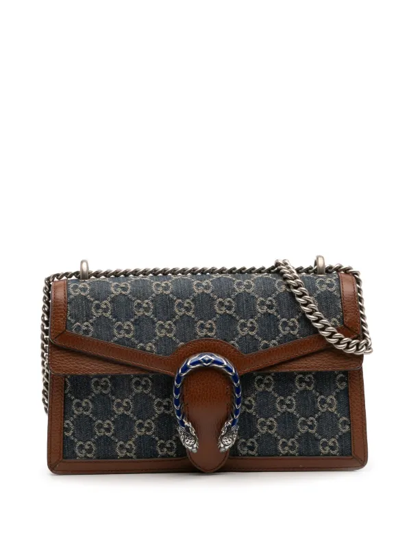 Gucci Pre-Owned 2016-2025 スモール GGデニム ディオニュソス 