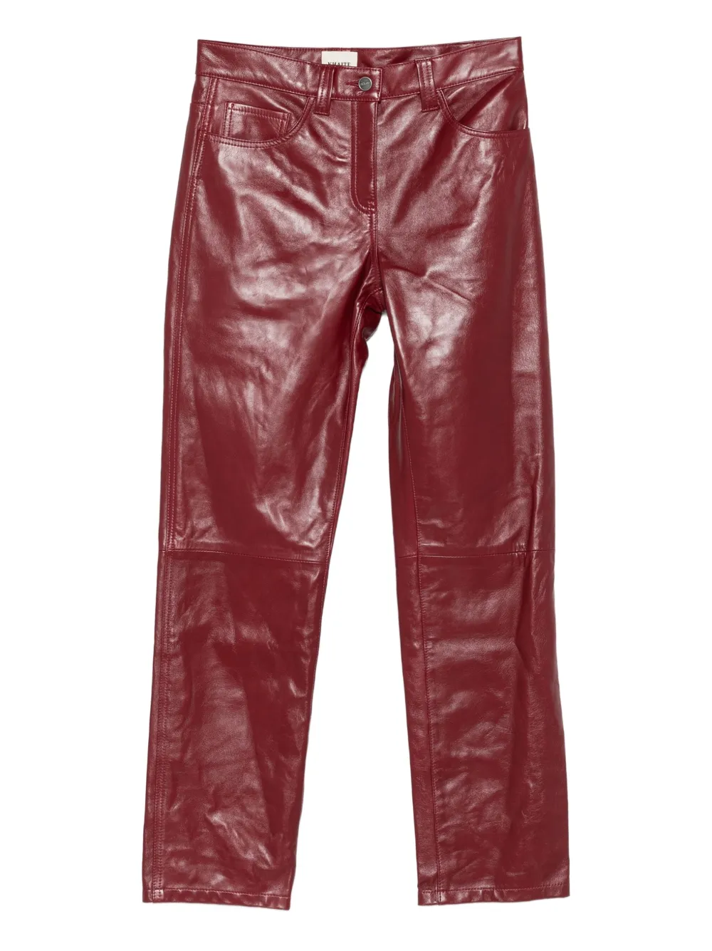 Khaite Callum Trousers In Red