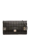 CHANEL Pre-Owned 2000-2002 Quilted Lambskin Chocolate Bar shoulder bag - Black