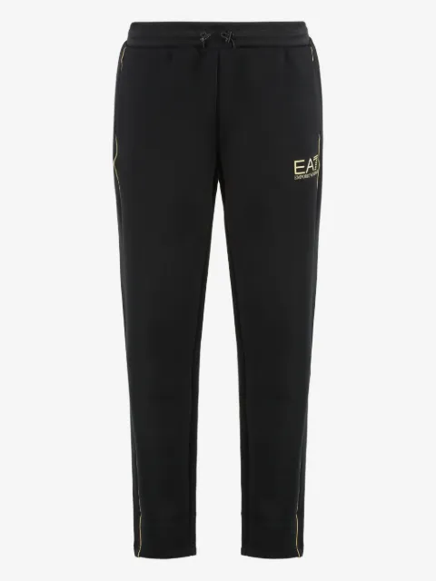 Ea7 Emporio Armani logo-print side-stripe pants