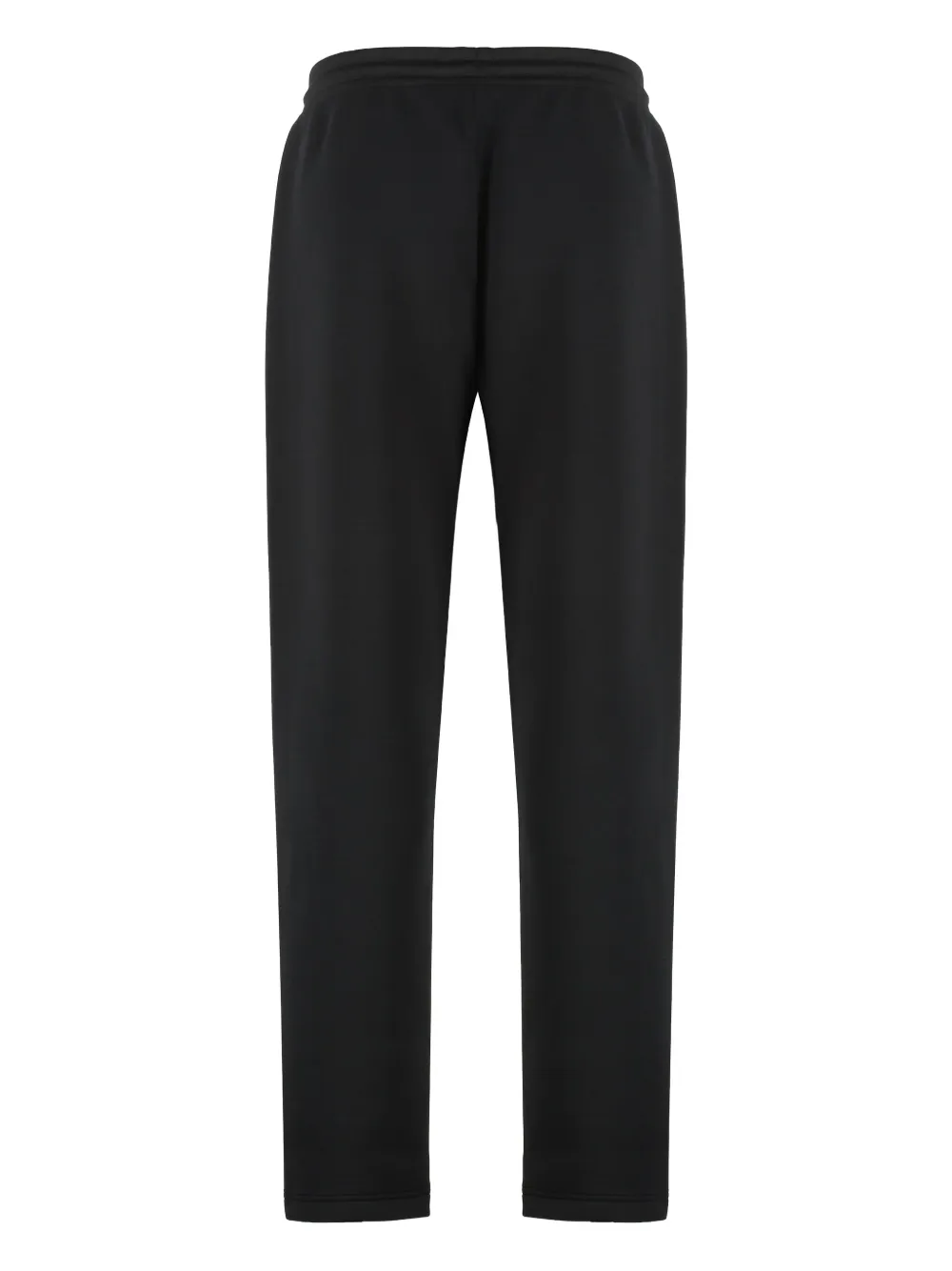 Ea7 Emporio Armani Broek met zijstreep en logoprint - Zwart