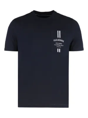 Balmain logo-stamp T-shirt | Blue | FARFETCH