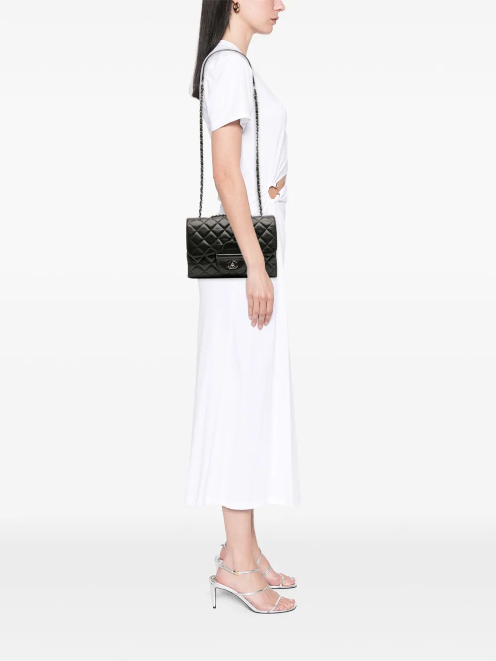 CHANEL Pre-Owned 2014 Small Quilted Lambskin Coco Loop Flap crossbody bag | Pre-Owned | Image 2