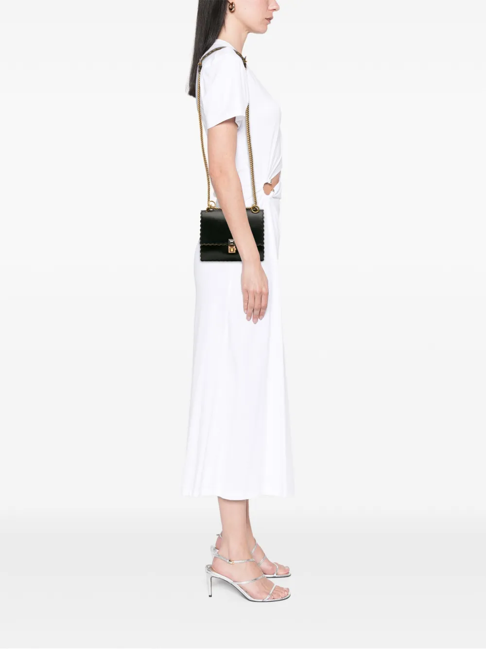 Fendi Pre-Owned 2010-2025 Small Scalloped Leather Kan I crossbody bag | Pre-Owned | Image 2