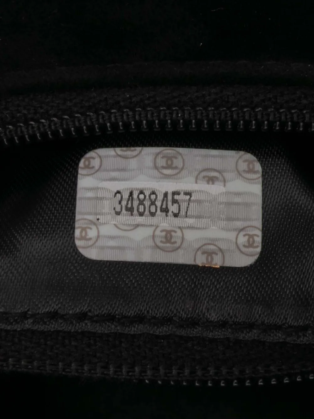 Pre-owned Chanel 1994-1996 Cc Quilted Velvet Flap Handbag In Black