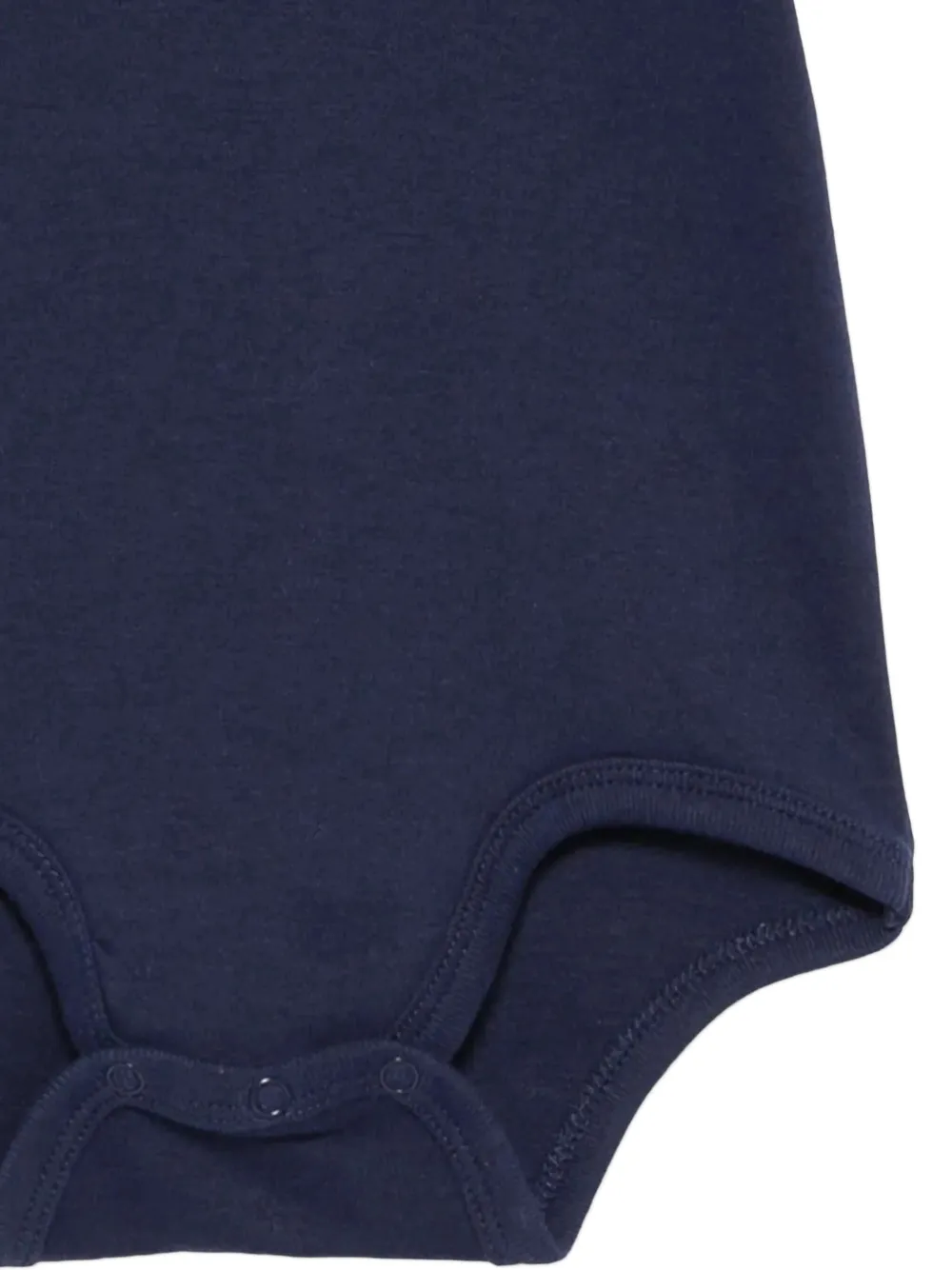 Polo Ralph Lauren Polo Pony-embroidered Bodysuit In Blue