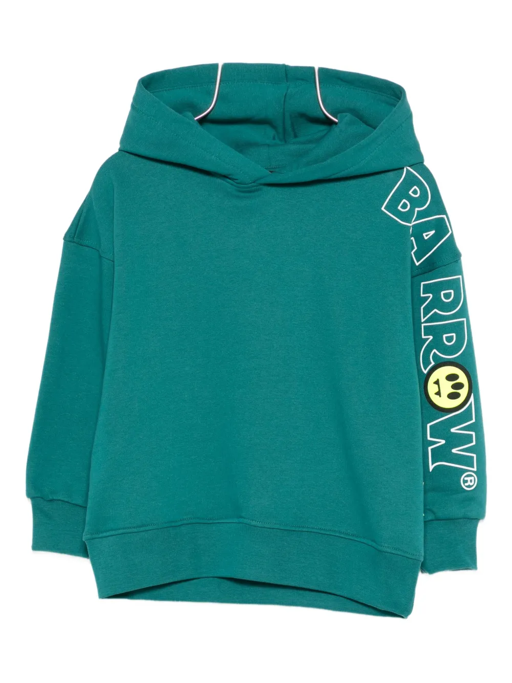 Barrow kids graphic-print hoodie | Green | Image 1