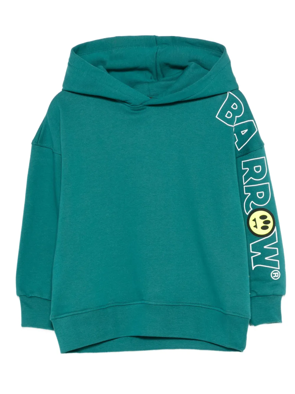 Barrow kids graphic-print hoodie | Green | Image 1