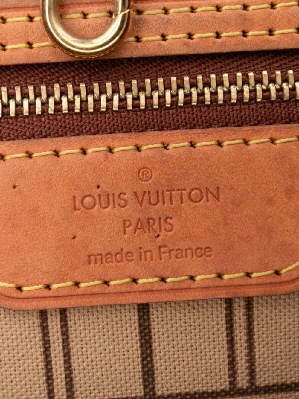 Pre-owned Louis Vuitton 2007 Monogram Neverfull Gm Tote Bag In Brown