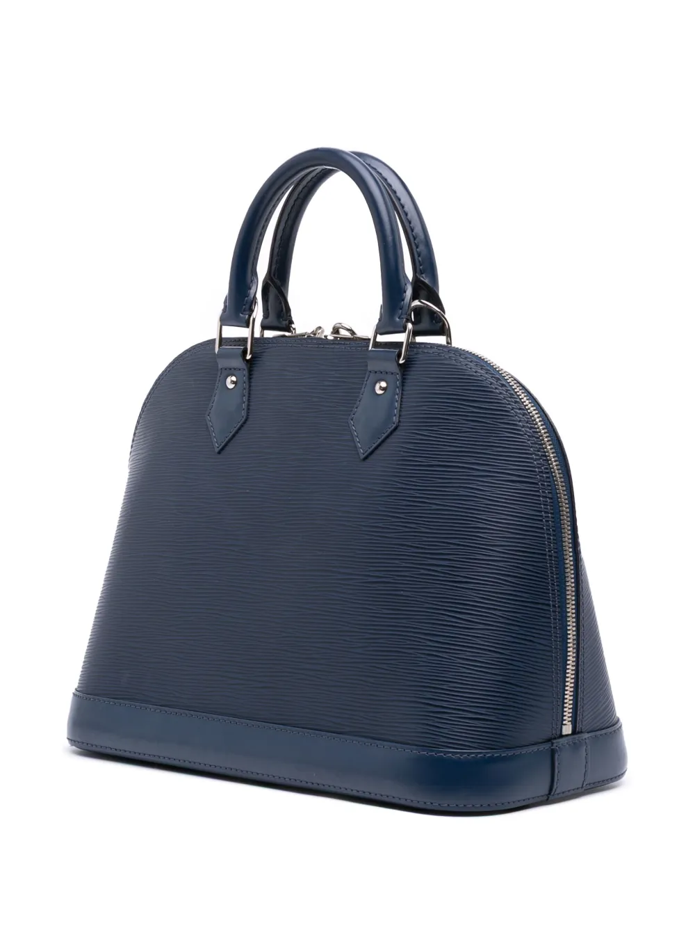 Pre-owned Louis Vuitton 2012 Epi Alma Pm Handbag In Blue