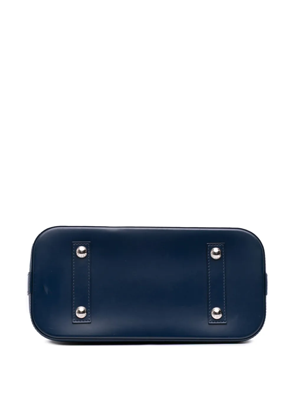 Pre-owned Louis Vuitton 2012 Epi Alma Pm Handbag In Blue