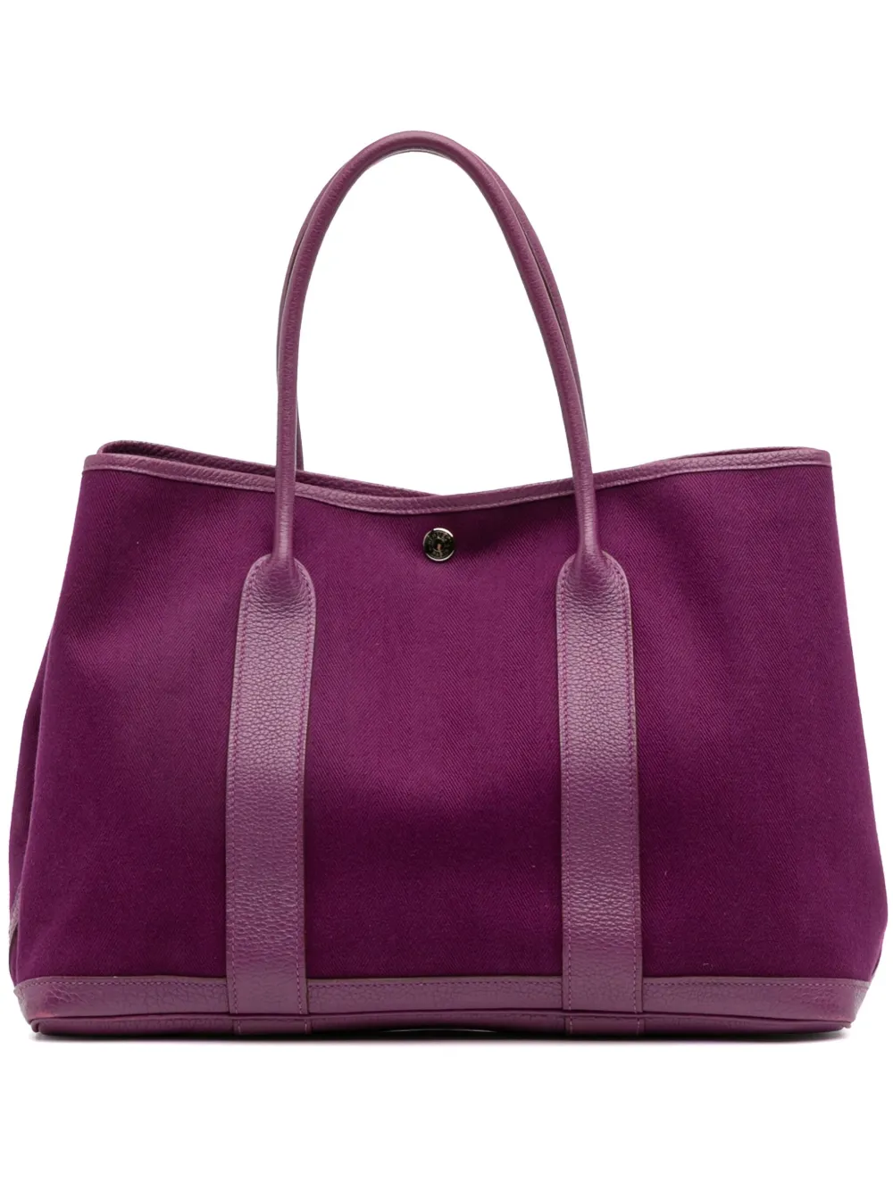 Hermès Pre-Owned 2014 Toile and Negonda Garden Party 36 tote bag | Purple | Image 1