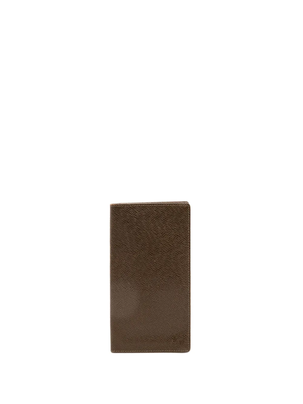 Louis Vuitton Pre-Owned 2005 タイガ チェックブック ウォレット 長財布 - ブラウン Louis Vuitton Pre-Owned 2005 タイガ チェックブック ウォレット 長財布 - ブラウン