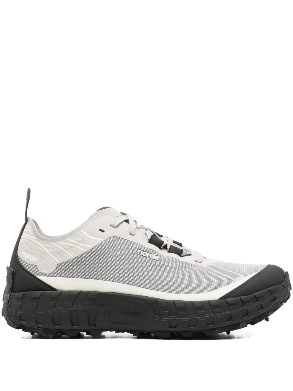 Norda Multicolor Canvas 001a Sneakers In Gray