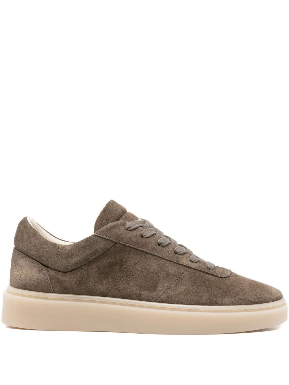 Low Brand suede lace-up sneakers | Brown | Image 1
