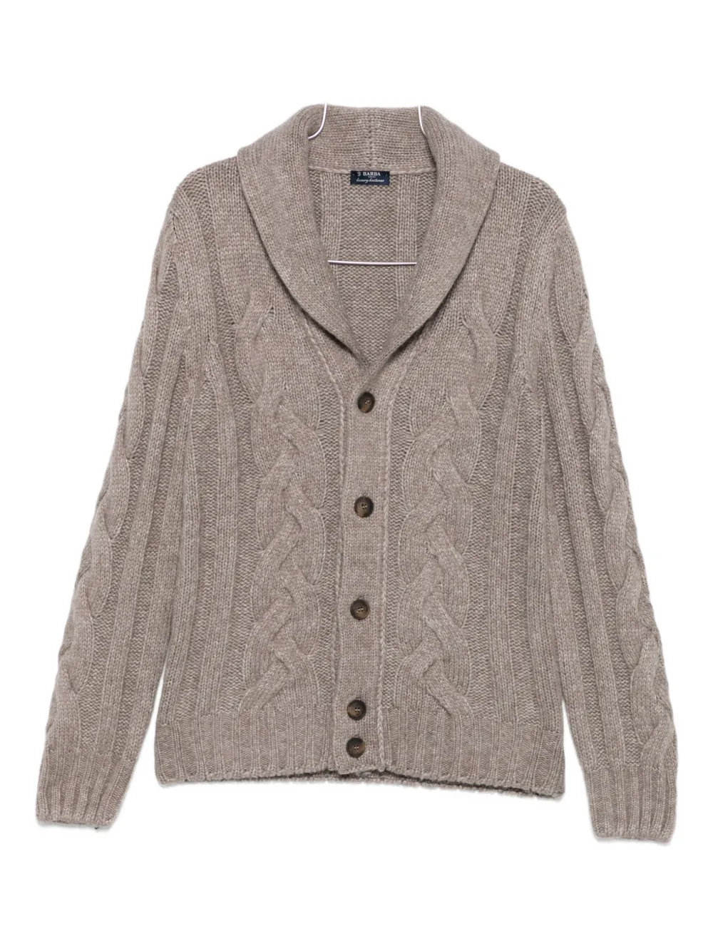 Barba cable-knit cardigan | Neutrals | Image 1
