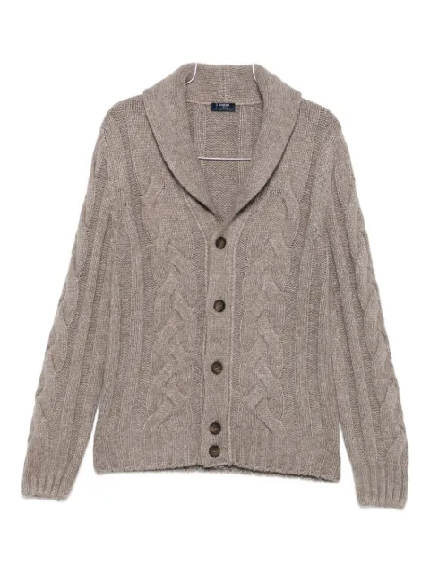 Barba cable-knit cardigan