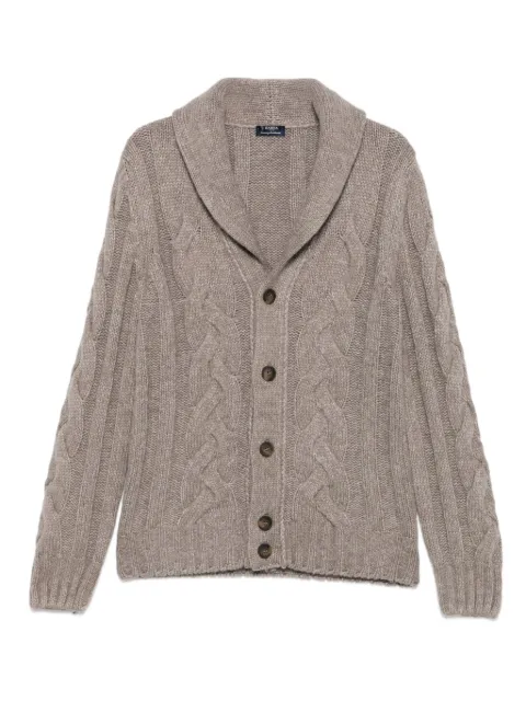 Barba cable-knit cardigan