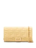 FENDI Baguette Continental chain-strap wallet - Yellow