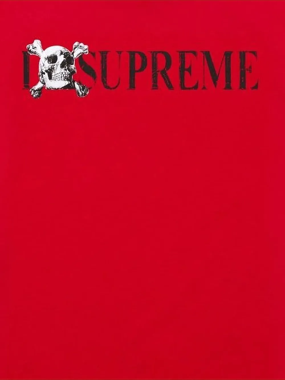 Supreme Skull T-shirt - Rood