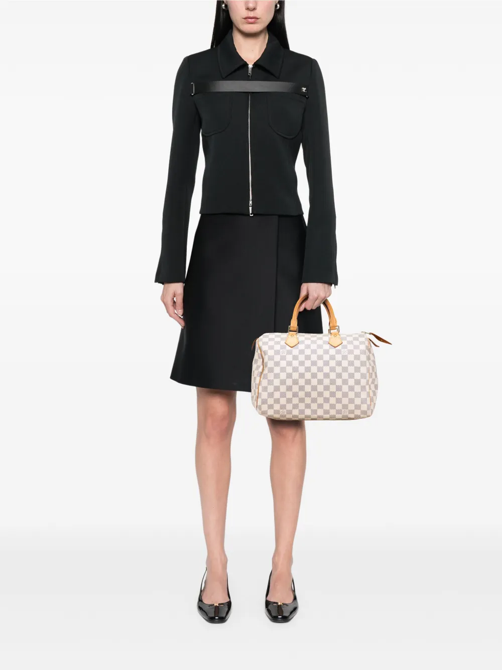Louis Vuitton Pre-Owned 2007 Damier Azur Speedy 30 boston bag | Pre-Owned | Image 2