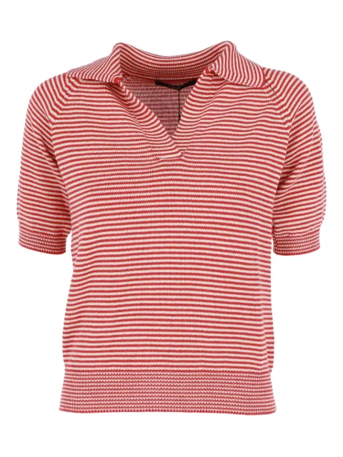 Weekend Max Mara playera con cuello de playera tipo polo y motivo de rayas
