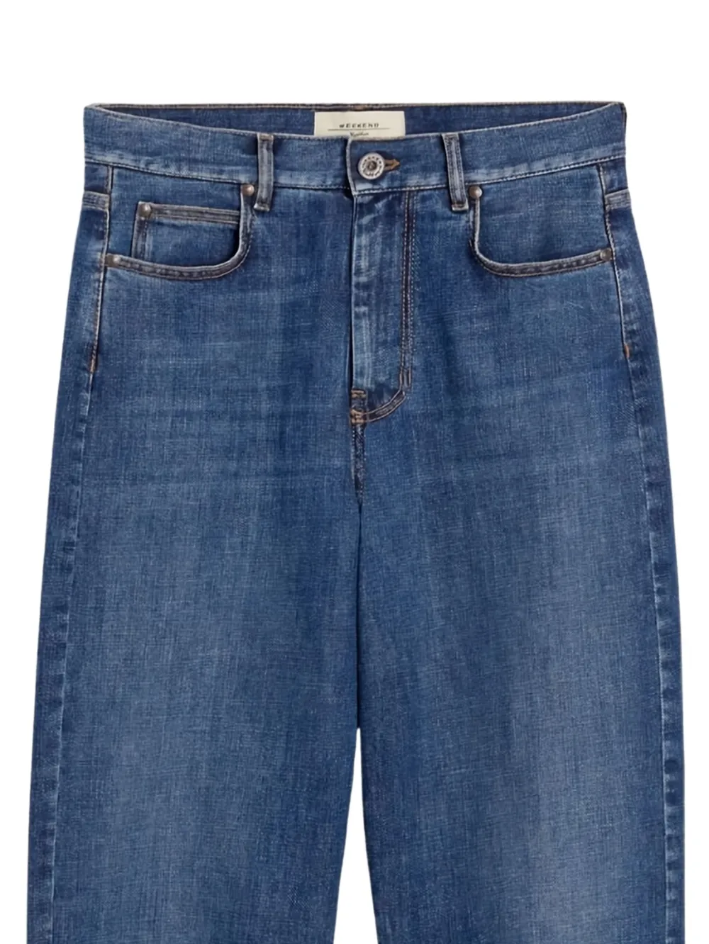 Weekend Max Mara Stretch-katoenen jeans - Blauw