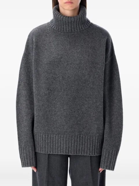 Rhea turtleneck ribbed-hem sweater
