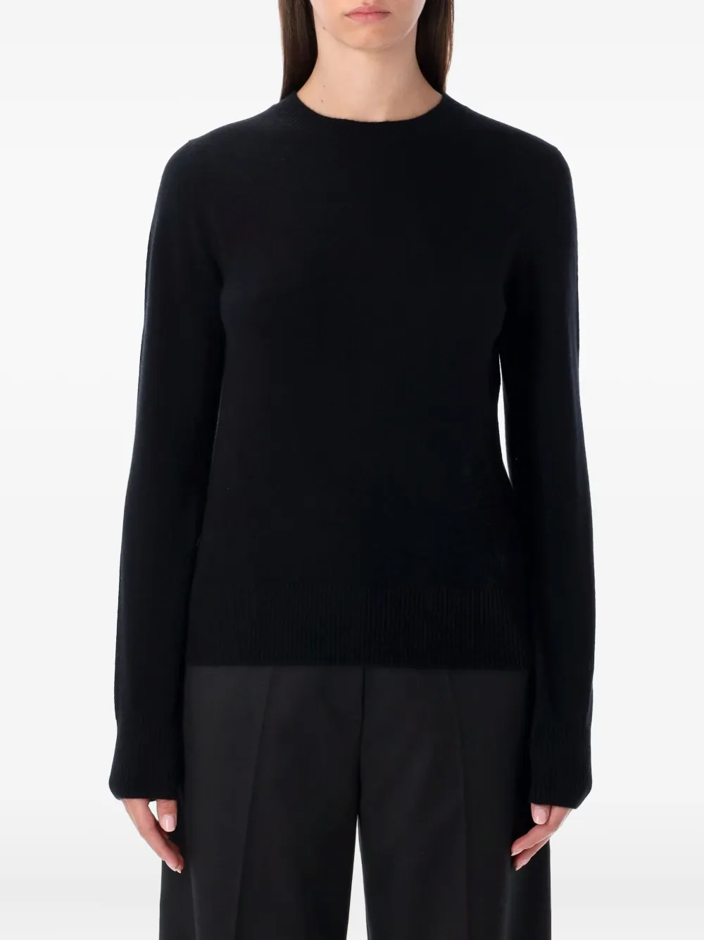 Rhea crew-neck cashmere sweater | Black | Image 1