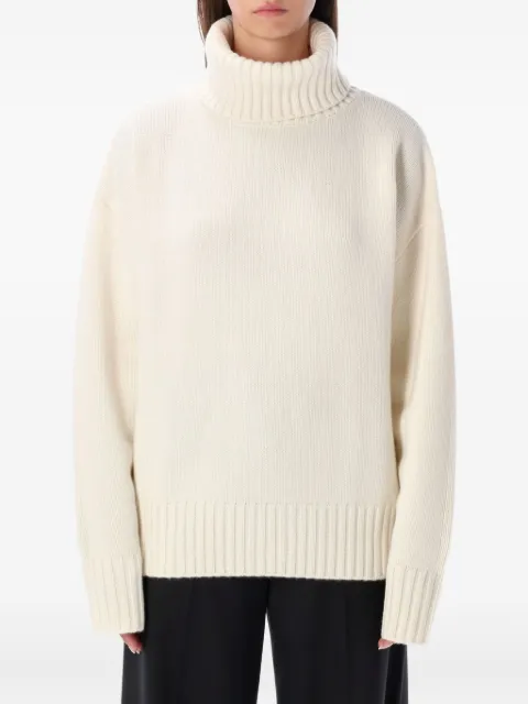 Rhea turtleneck ribbed-hem sweater