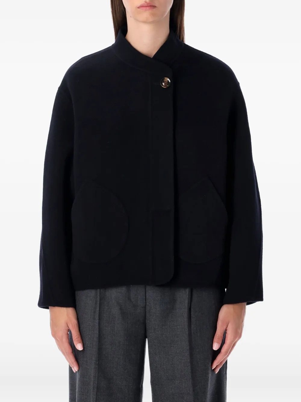 Soeur windsor patch-pocket coat | Blue | Image 1