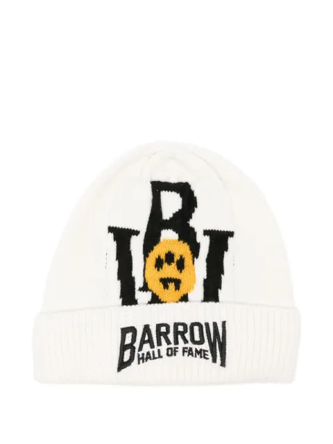 Barrow kids logo-intarsia beanie