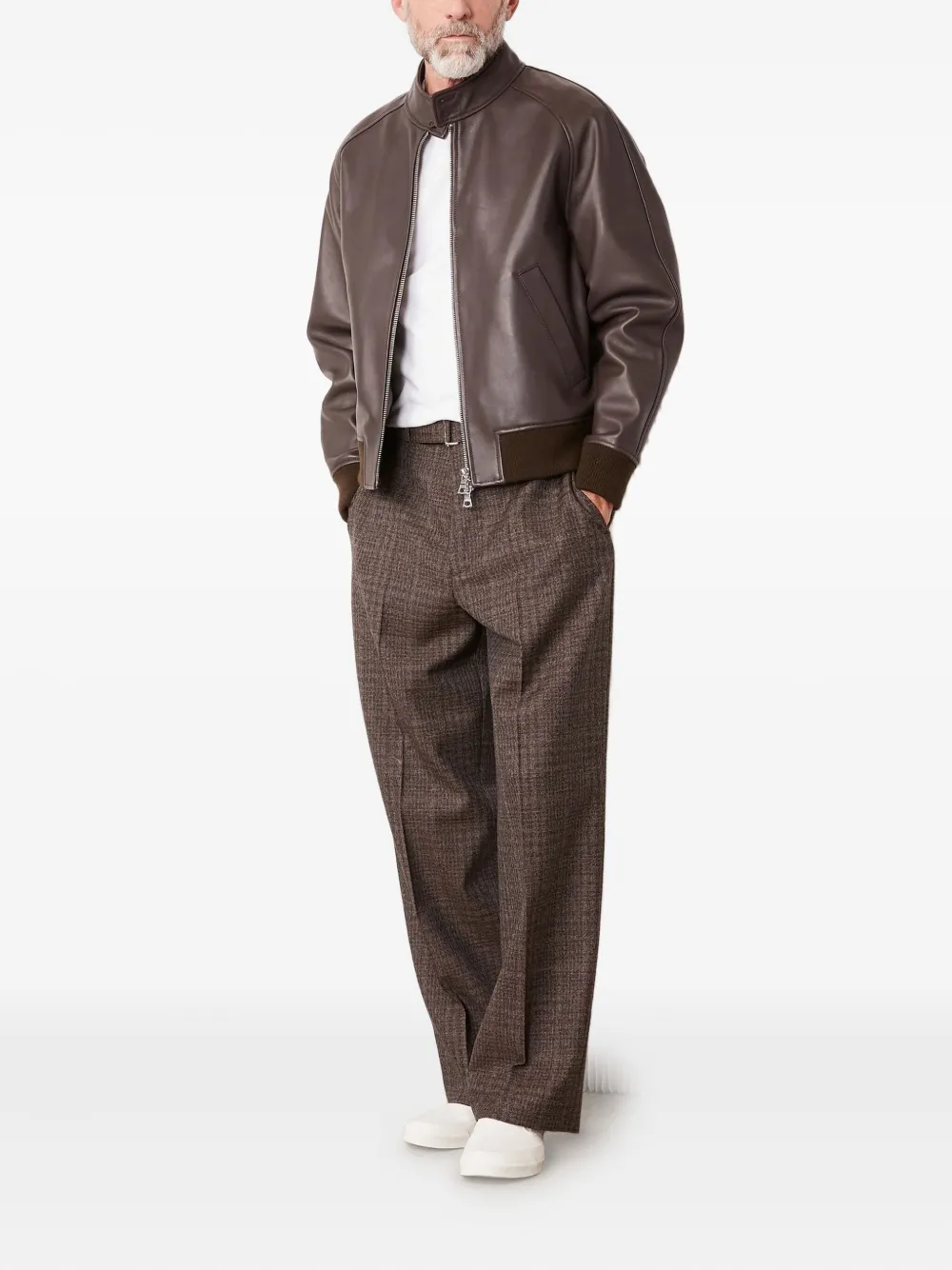 Officine Generale leather zip-fastening leather jacket | Leather Jackets | Image 2