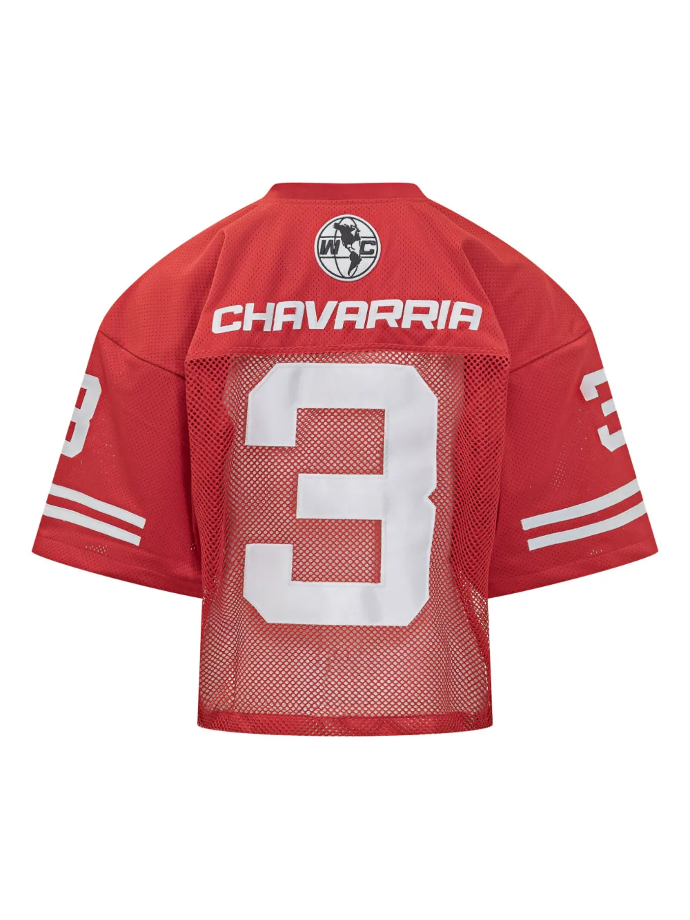 Willy Chavarria Voerbalshirt met V-hals - Rood