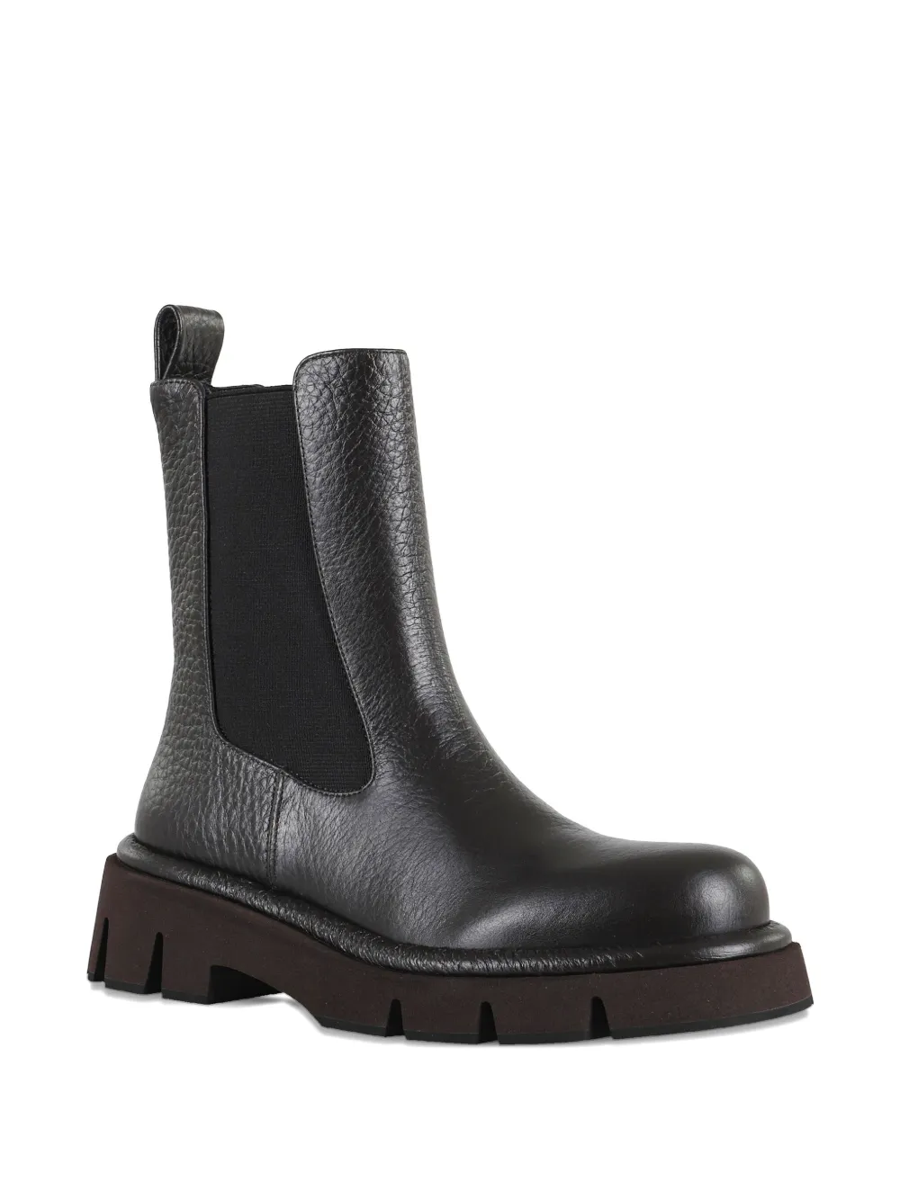 Paloma Barceló Textured Platform Boots In Black