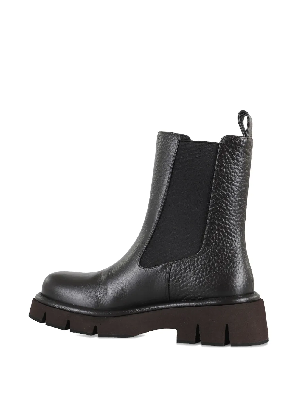 Paloma Barceló Textured Platform Boots In Black