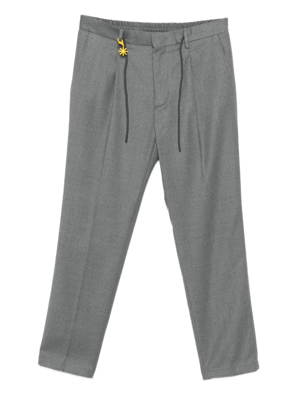 Manuel Ritz drawstring straight-leg trousers | Grey | Image 1