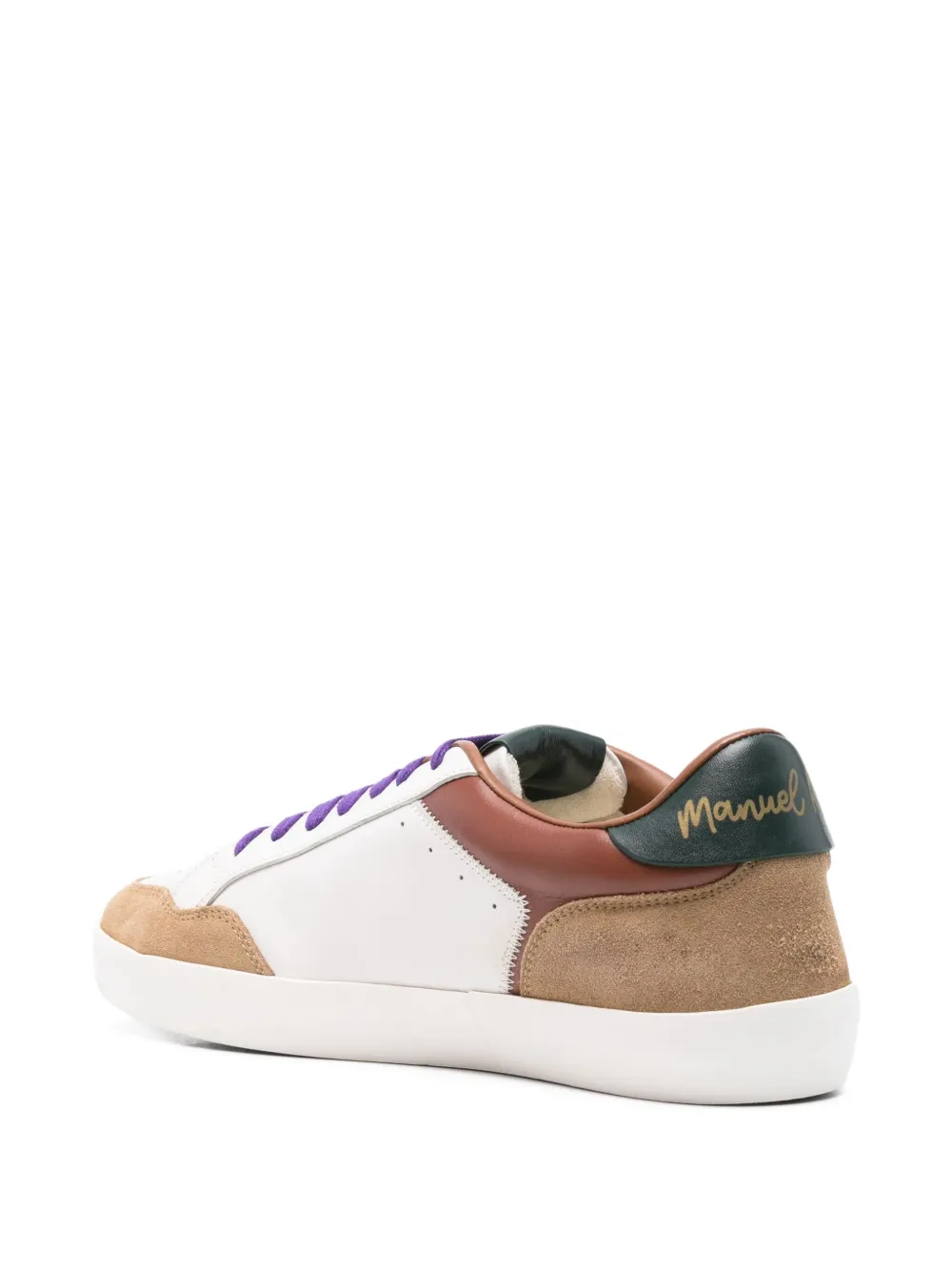 Manuel Ritz Sneakers met vlakken en veters Wit