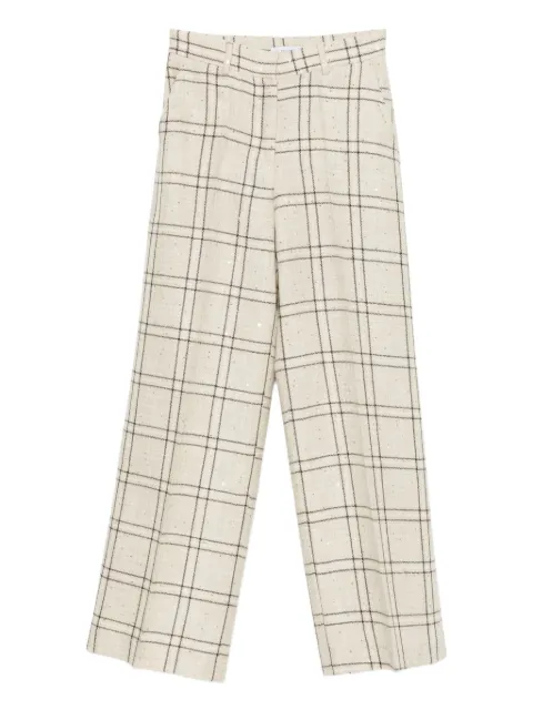 Manuel Ritz pantalones bordados con lentejuelas