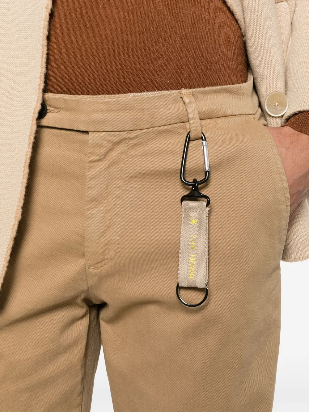 Manuel Ritz Twill broek Beige