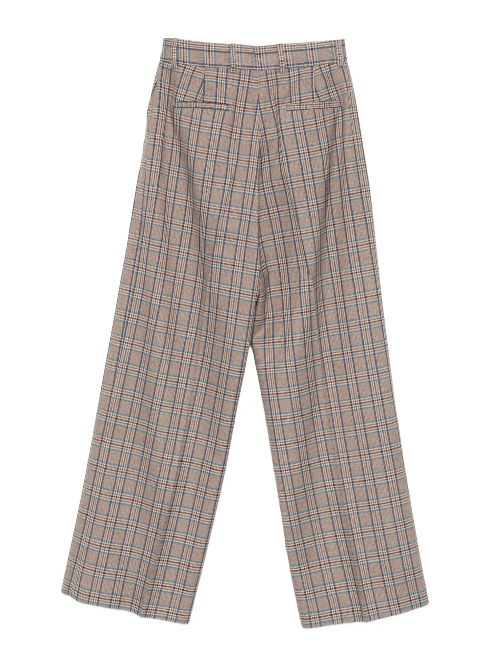 Manuel Ritz checked straight trousers | Straight-Leg Pants | Image 2