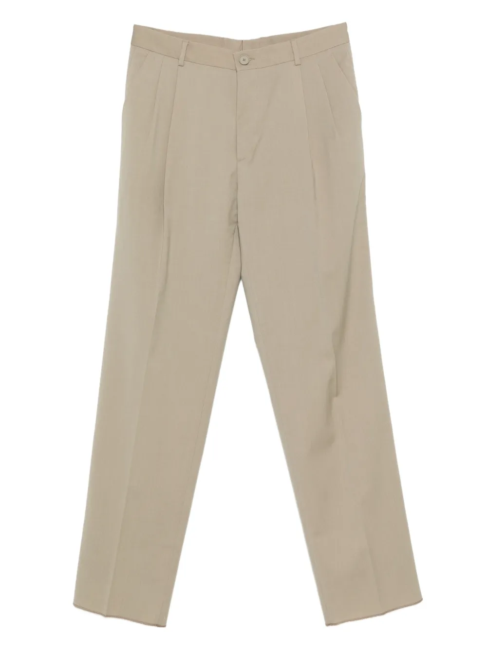 Manuel Ritz wool blend straight-leg trousers | Neutrals | Image 1